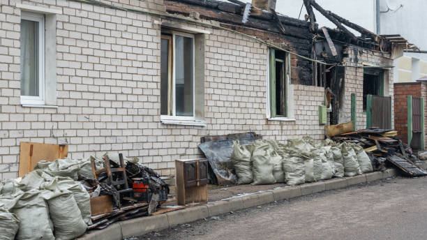 Professional Emergency Fire Cleanup technician working in Goodhue, MN